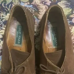 Cole Haan Perforated Brogue Brown Suede Leather Men’s Dress Oxfords Size 12 M Cole Haan | Shoes | Cole Haan Perforated Brogue Brown Suede  main image 2